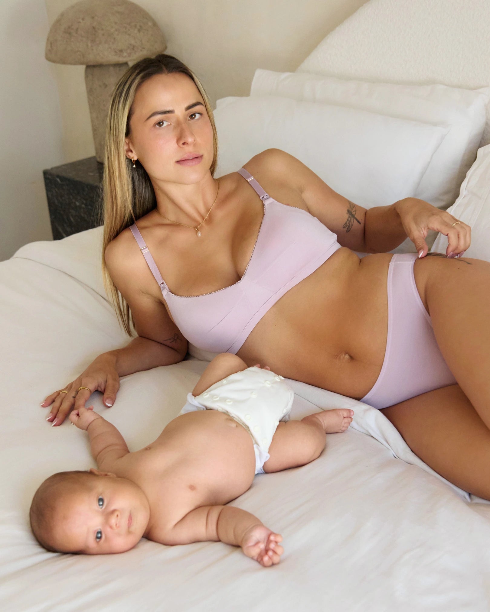 Luxe Nursing Bra - Lilac